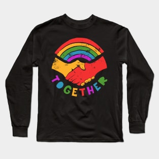 Rainbow Peace Together Long Sleeve T-Shirt